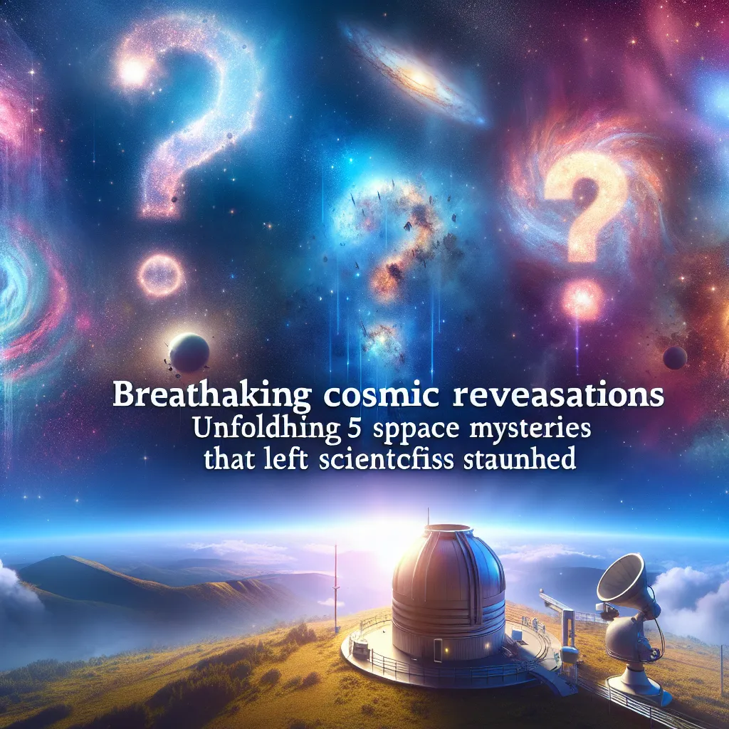 Breathtaking Cosmic Revelations: Unfolding 5 Space Mysteries That Left Scientists Stunned