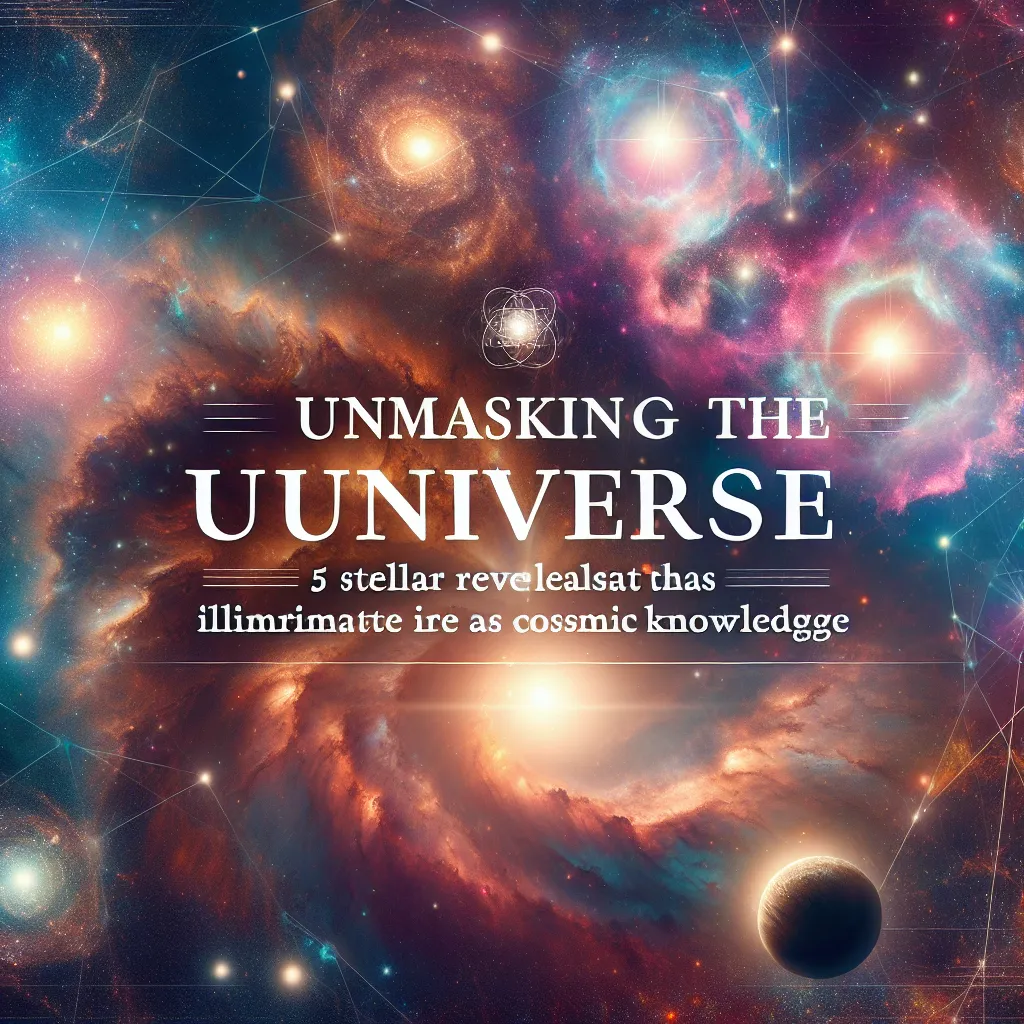 Unmasking the Universe: 5 Stellar Revelations that Illuminate Our Cosmic Knowledge