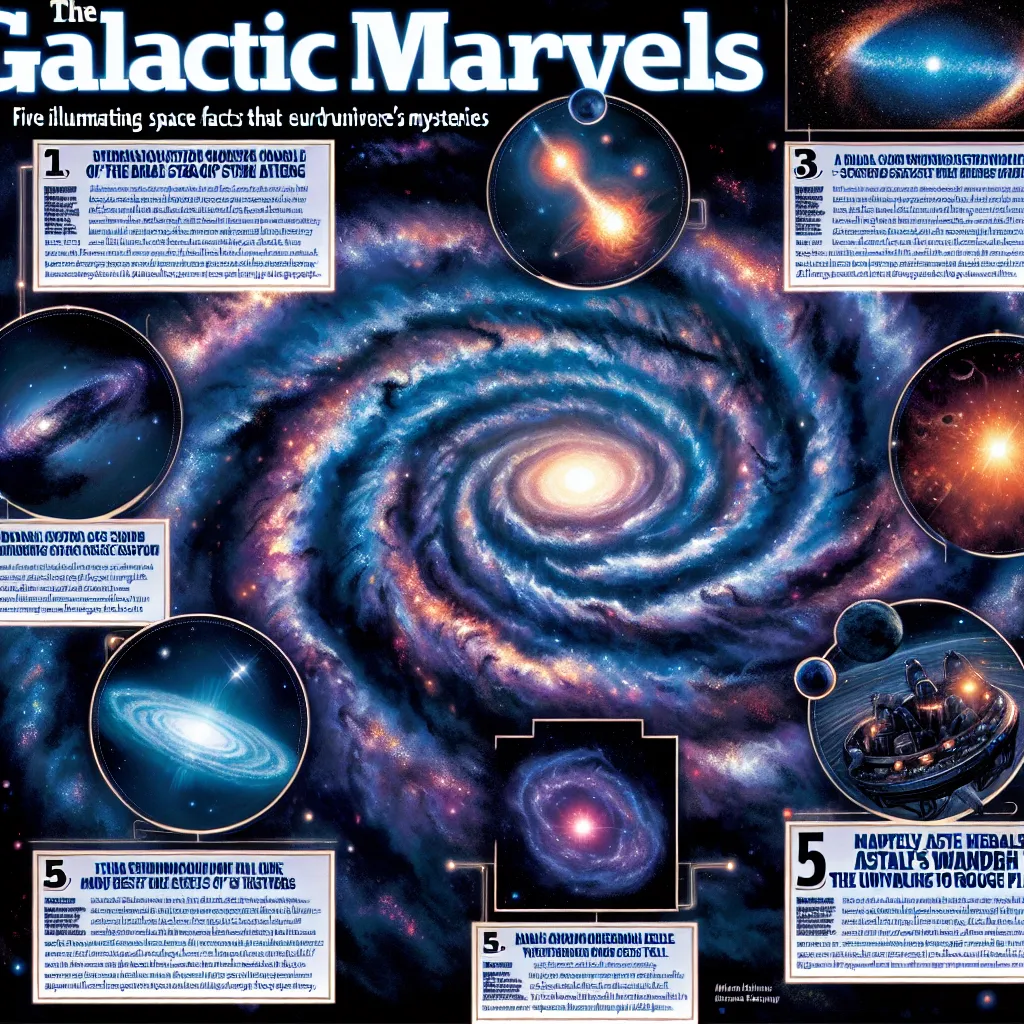 The Galactic Marvels: Five Illuminating Space Facts That Unearth the Universe's Mysteries